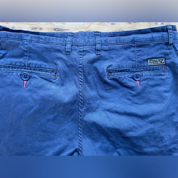Men’s Cotton Nautica Shorts Sz. 34 Blue - Picture 4 of 7